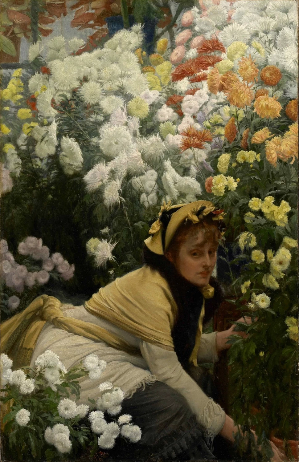 James Tissot - Crisantemi, 1874